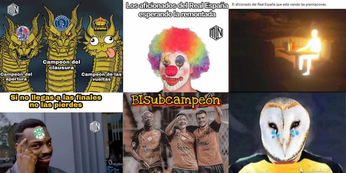 Los memes no se han hecho esperar y las burlas son para el Real España tras perder el título del Torneo Clausura 2022 contra el Motagua.