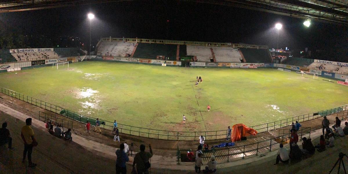 Se suspendió el partido de semifinales Juticalpa FC-Lone FC de la Liga de Ascenso por fuertes lluvias