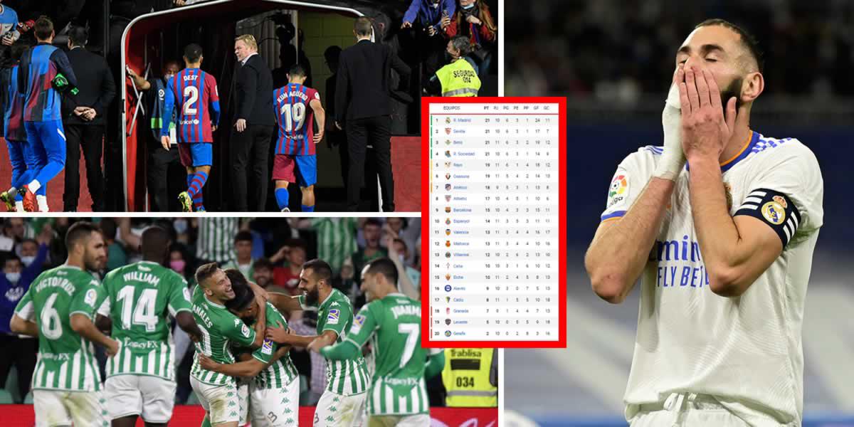 Así quedó la tabla de posiciones de Liga Española tras empate del Real Madrid y derrota del Barça