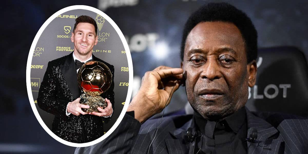 Pelé felicita a Messi por su séptimo Balón de Oro: “Un homenaje justo”