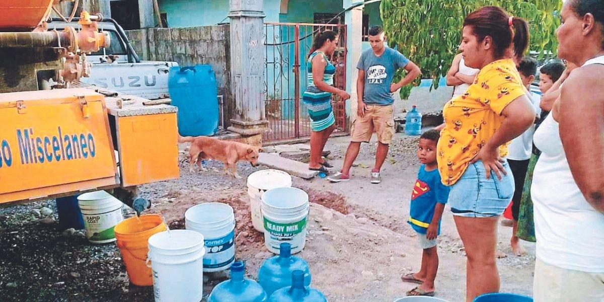 Ceibeños se quedan sin agua por daño en motor y bajo caudal
