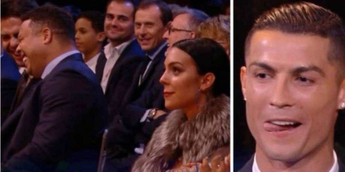 Fruto de su felicidad, Cristiano bromeó con la posibilidad de tener otro hijo por Navidad: 'Para Reyes me pido un bebé'. Eso desató las risas de Ronaldo y Kaká, pero a Georgina Rodríguez no le hizo ninguna gracia lo que dijo. En la transmisión se vio como la novia del actual Balón de Oro hacía un gesto de negación con el dedo.