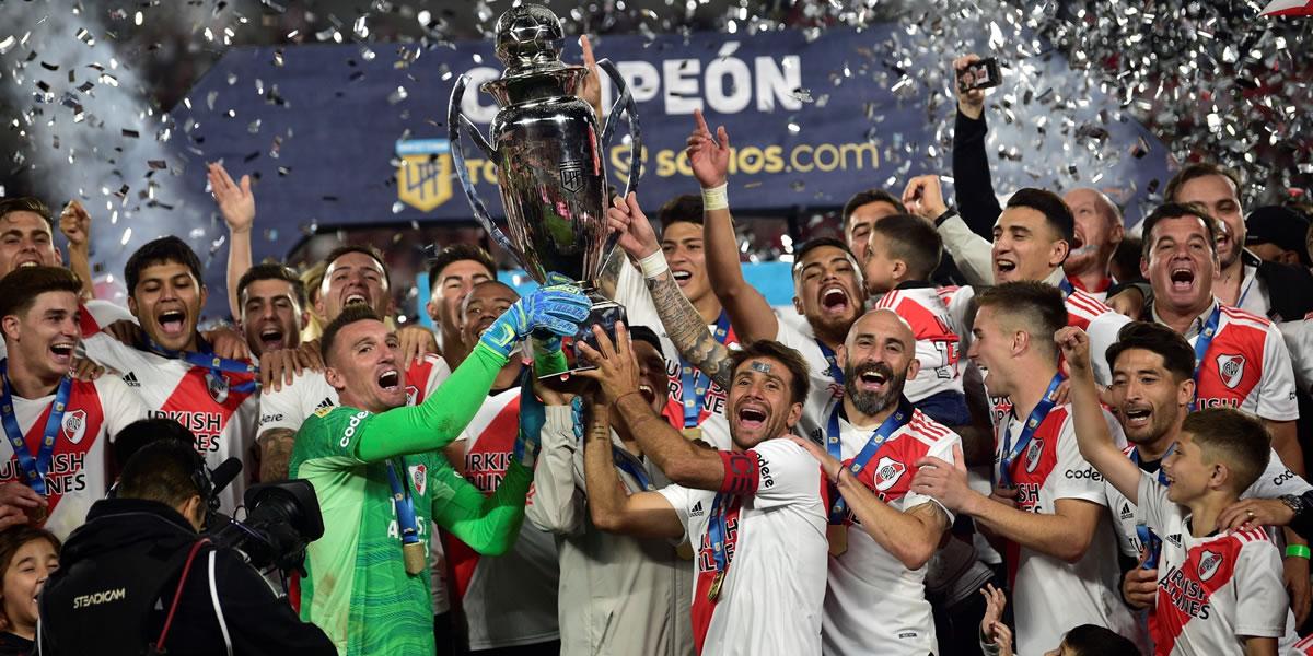 River Plate se corona campeón y le da el primer título de la Liga argentina a Marcelo Gallardo