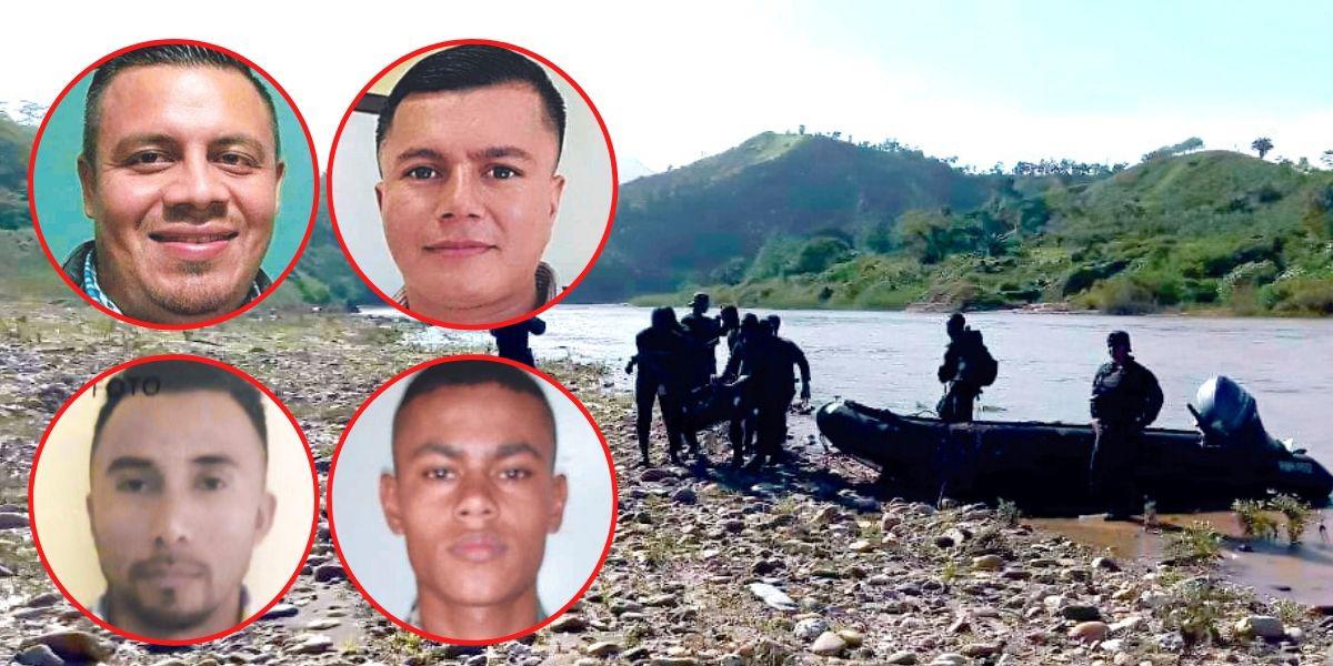 Crecida de río provocó tragedia de agentes de la Atic y militar