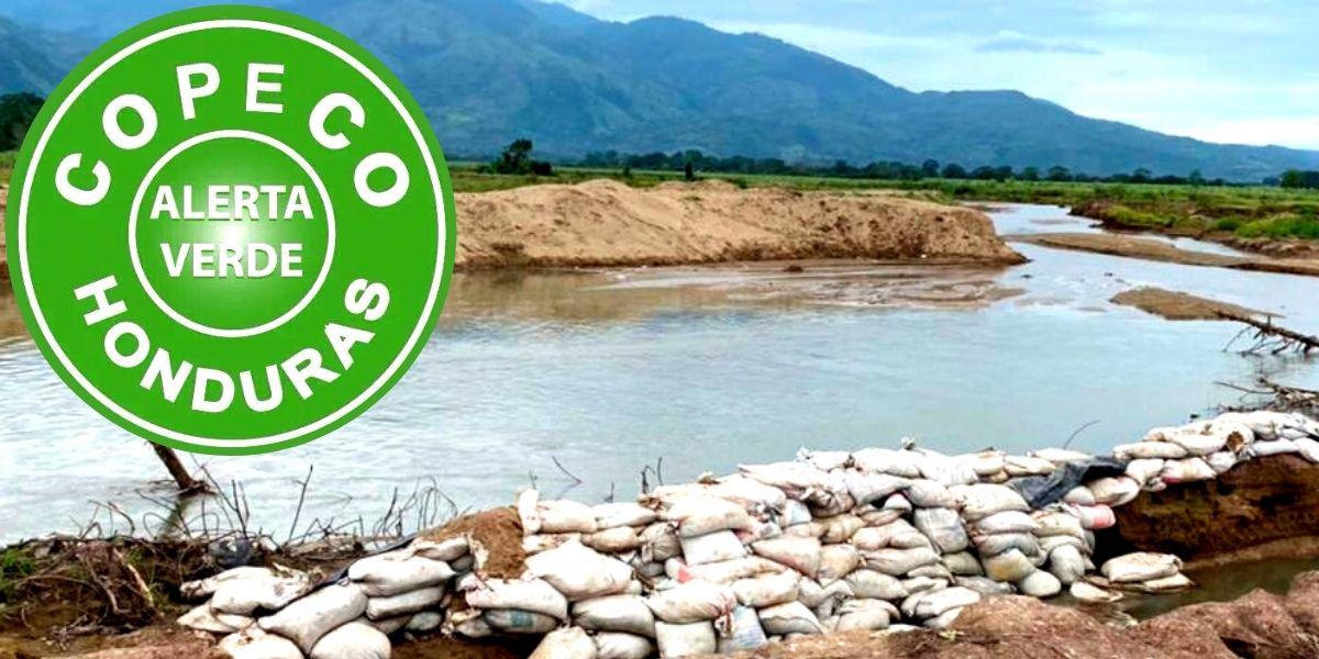 Decretan alerta verde por 48 horas en varias zonas de Honduras