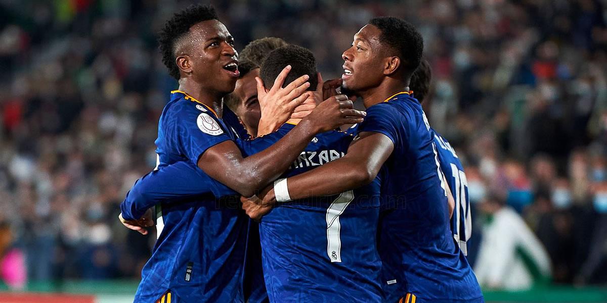 Real Madrid, con 10, remontó al Elche en la prórroga y clasifica a cuartos de final de la Copa del Rey