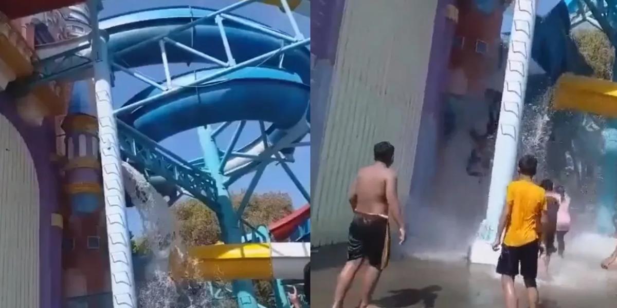 Video viral: Un tobogán se desprende y varios niños resultan heridos