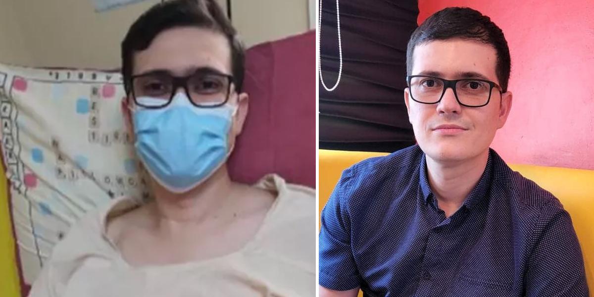 Joven sampedrano necesita ayuda económica para salvar su su pierna tras adquirir bacteria