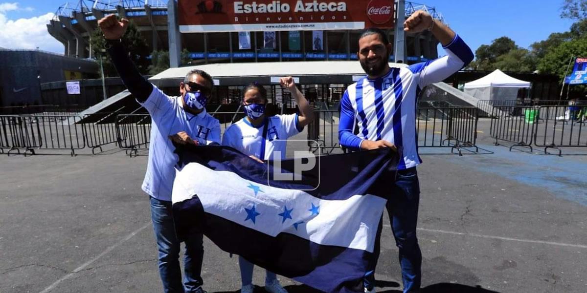Los tres primeros hondureños en el Azteca no pierden la fe en la Bicolor
