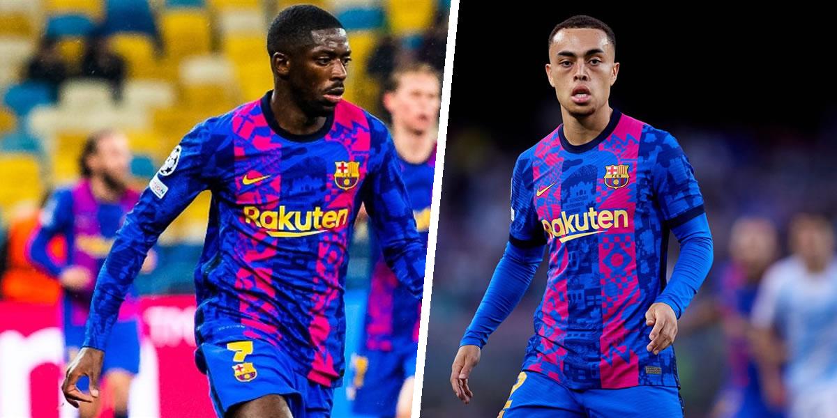 Dembélé se vuelve a lesionar y Sergiño Dest también es baja en el Barcelona