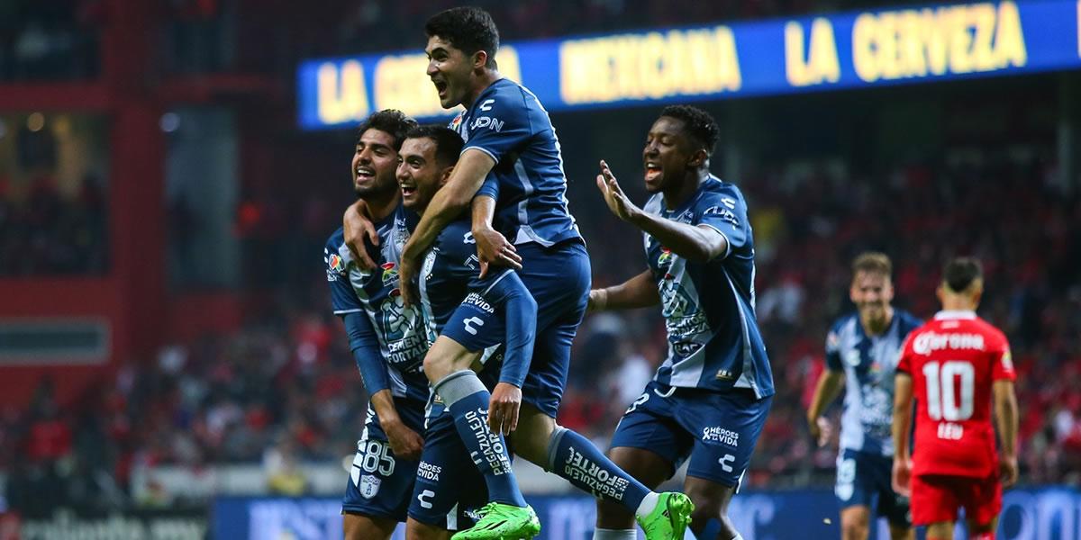 Pachuca golea sin piedad a Toluca y tiene medio título de la Liga MX en la bolsa