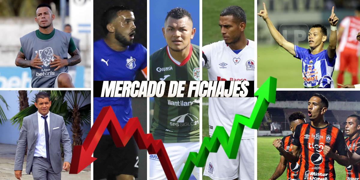 Los principales movimientos del día en el mercado de fichajes del fútbol hondureño.