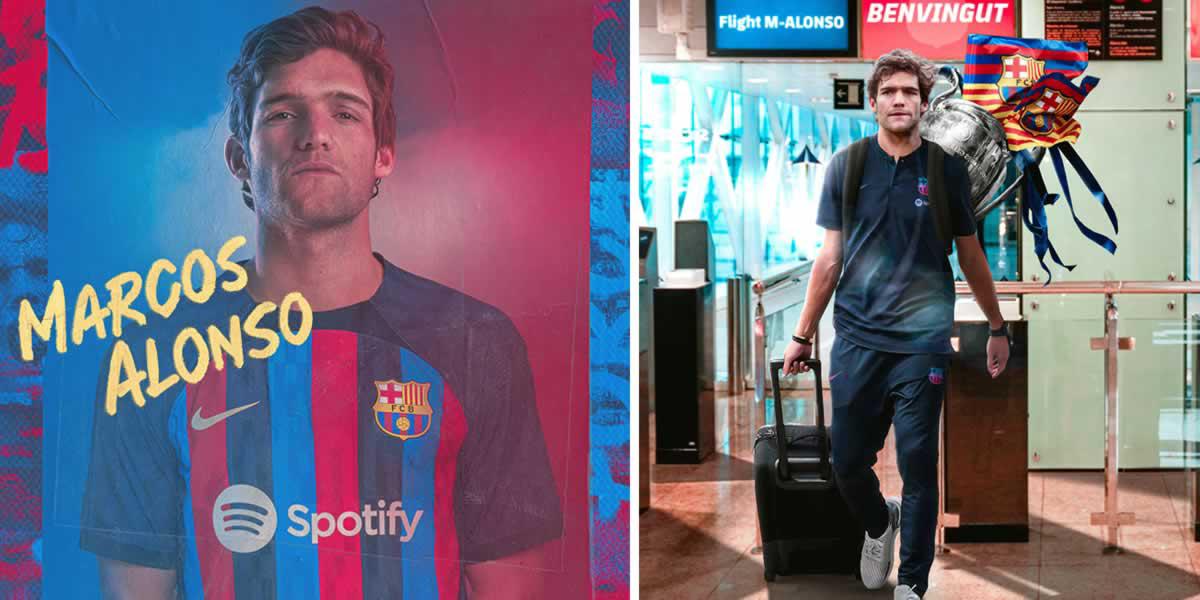 Oficial: Marcos Alonso es nuevo jugador del Barcelona