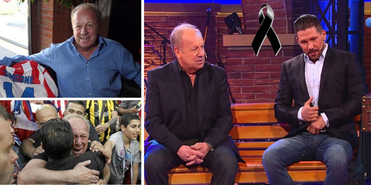 ¡Luto en el Atlético! Muere el padre de Diego Simeone en Argentina