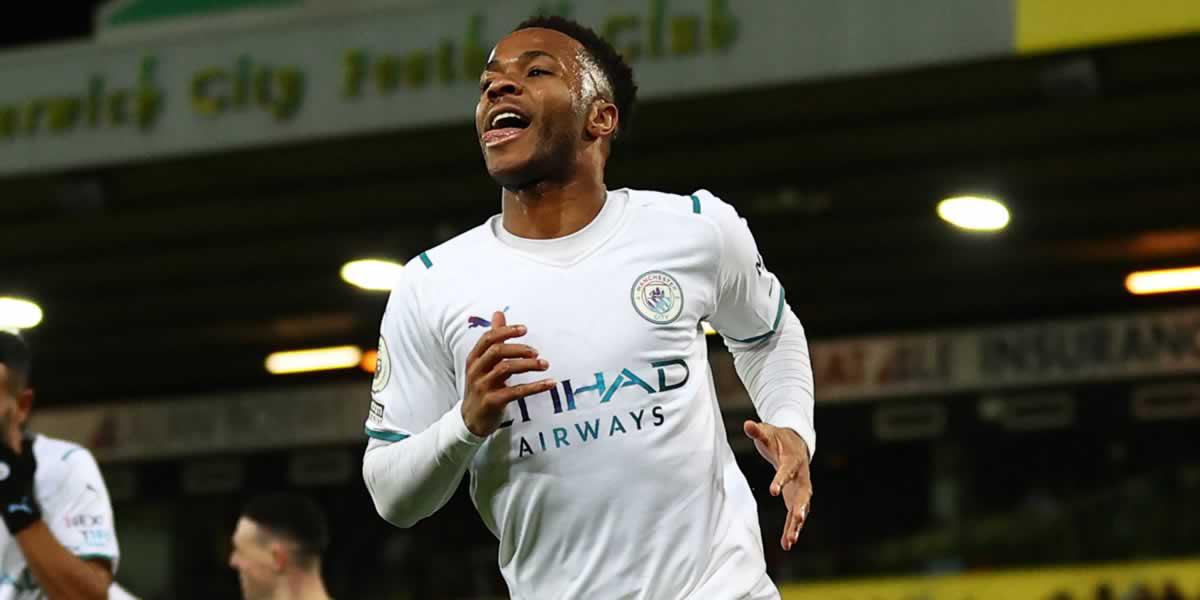 Sterling se desató con un hat-trick y Manchester City continúa camino al título de la Premier League