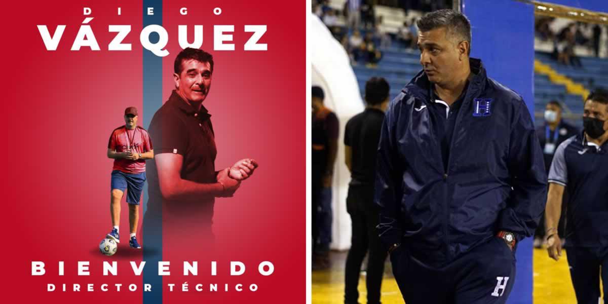 Oficial: Diego Vázquez no sigue en la Selección de Honduras y es nuevo entrenador del Municipal de Guatemala