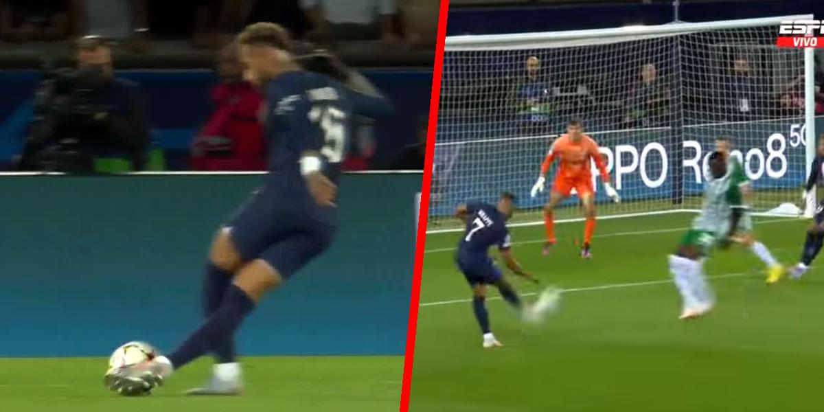 Rabona de Neymar y gran definición de Mbappé: ¡Golazo del PSG contra Maccabi Haifa en Champions League!