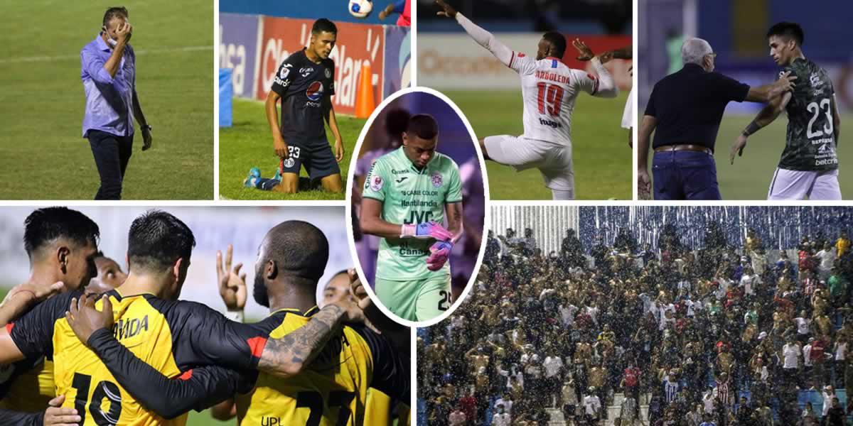 Las imágenes más destacadas que dejó la jornada 13 del Torneo Clausura 2022 de la Liga Nacional de Honduras.