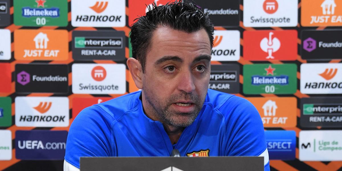 Xavi sobre el pase a octavos de Europa League: “No clasificarnos sería una decepción”