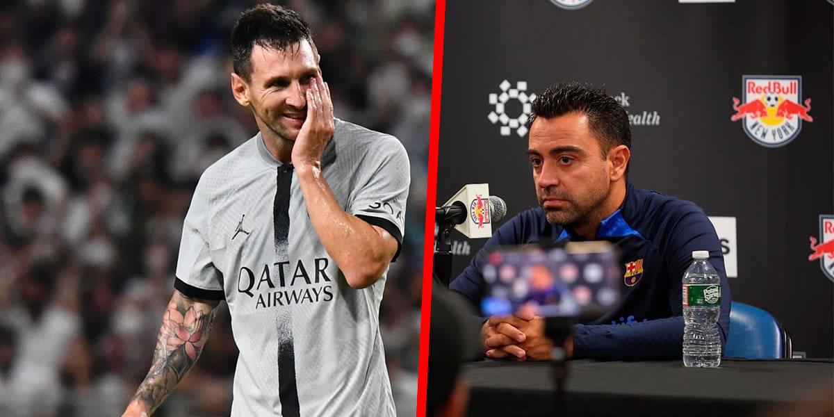 Xavi sobre Messi en el Barça: “Se merece una última oportunidad”