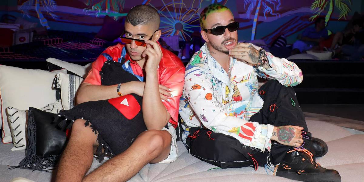 J Balvin se muestra extrañado por la mención de Bad Bunny en una canción