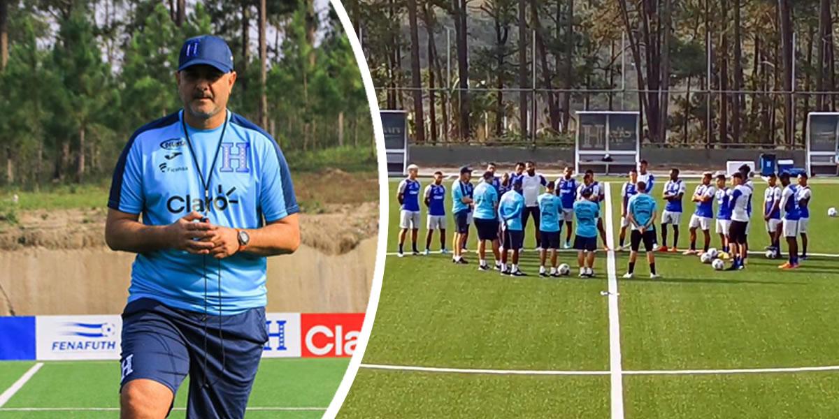 Arrancó la era Diego Vázquez: ‘La Barbie‘ dirigió su primer entrenamiento con la Selección de Honduras