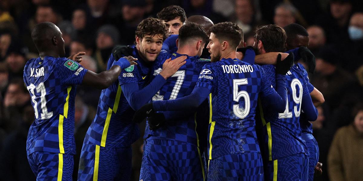 Chelsea vence al Tottenham y se acerca a la final de la Copa de la Liga