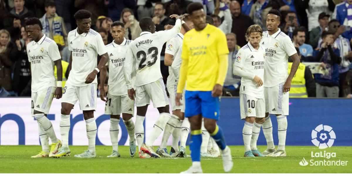 Real Madrid gana con sufrimiento y hunde al Cádiz del ‘Choco‘ Lozano en el descenso