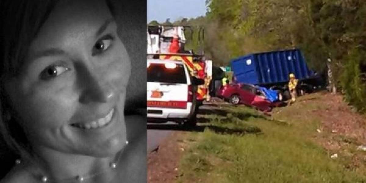 Courtney Sanford, de 32 años, conducía por una carretera paraestatal en Carolina del Norte, mientras se tomaba un 'selfie', lo posteó en Facebook con un comentario acerca de la música que la hacía feliz. Acto seguido se estrelló con un camión y falleció.
