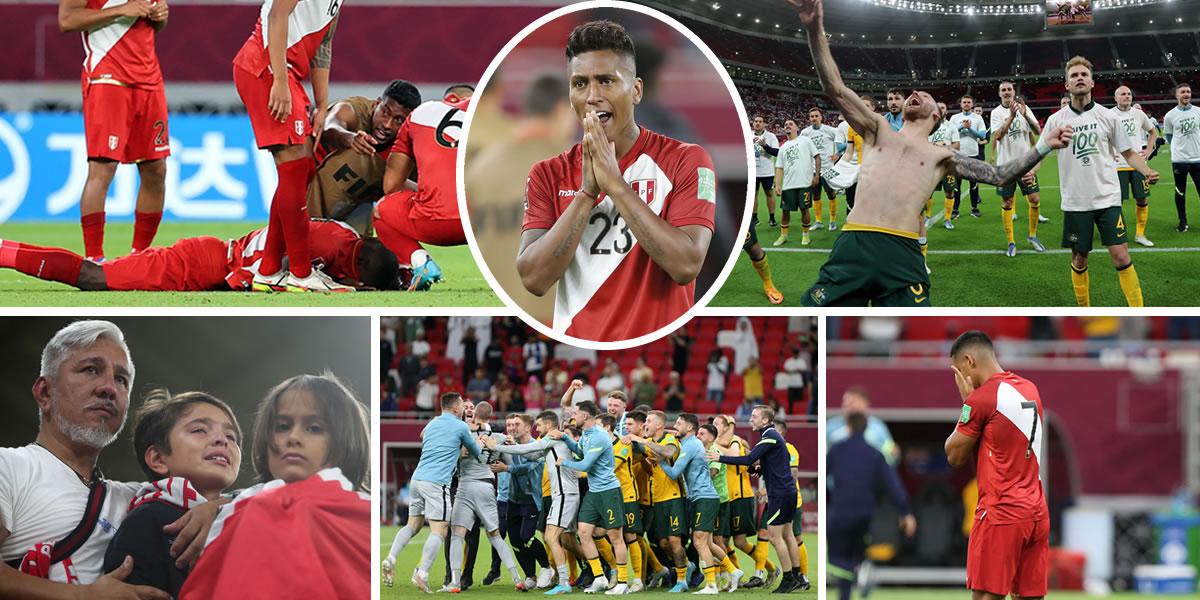 Perú quedó fuera del Mundial de Qatar-2022 tras perder en el repechaje intercontinental en la tanda de penales (5-4) contra Australia que festeja la clasificación.