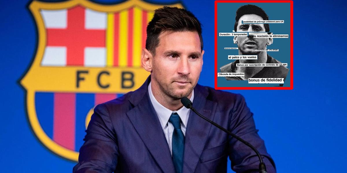 Comunicado del Barcelona por la publicación de las peticiones que hizo Messi al club para renovar en 2020