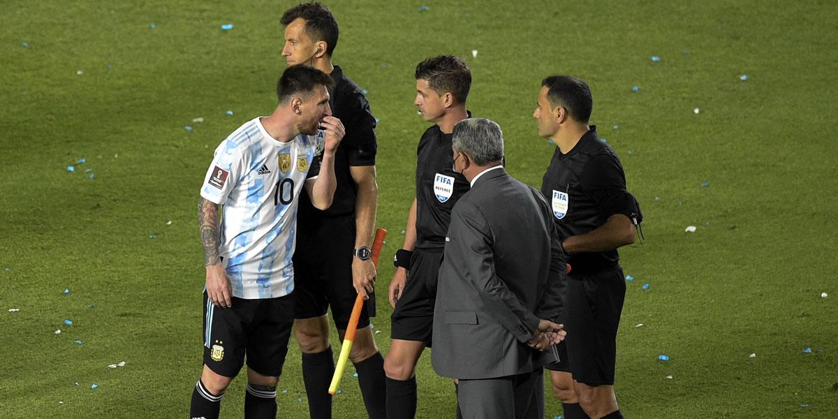 Suspenden a los árbitros del partido Argentina-Brasil