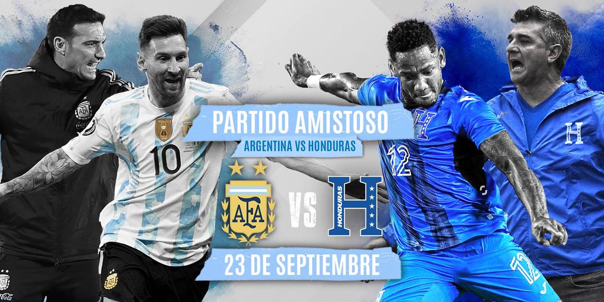OFICIAL: Honduras jugará amistoso contra la Argentina de Messi en Estados Unidos
