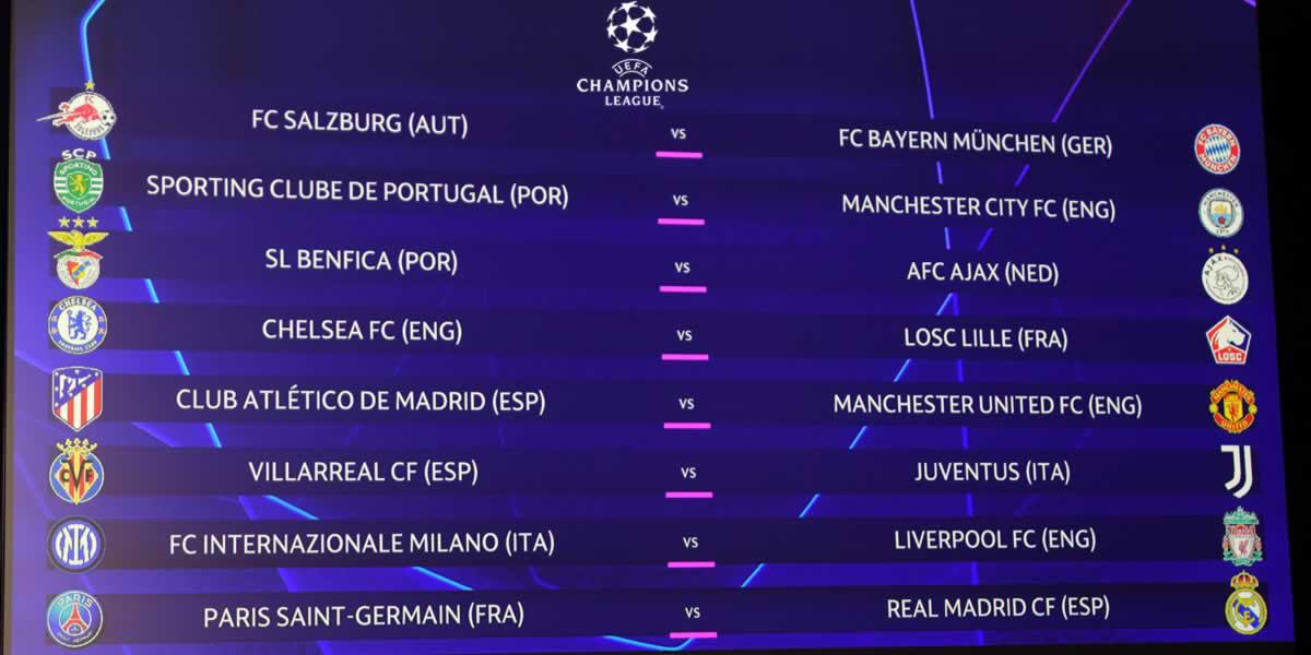 ¡PSG-Real Madrid! Así quedaron los cruces de octavos de Champions tras la repetición del sorteo
