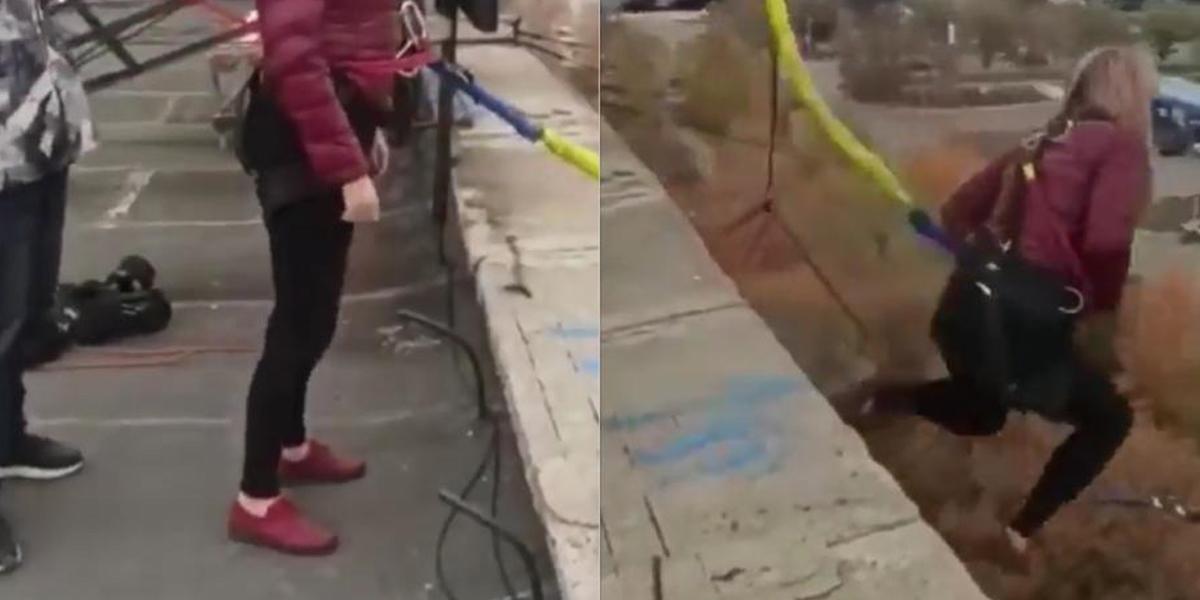 Video viral: Mujer salta del bungee y muere por fallo de seguridad