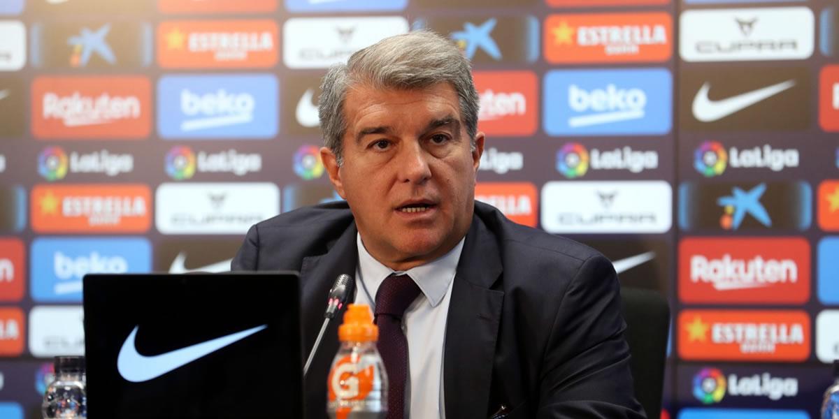 Laporta habla de la salida de Koeman y del nuevo entrenador para el Barça