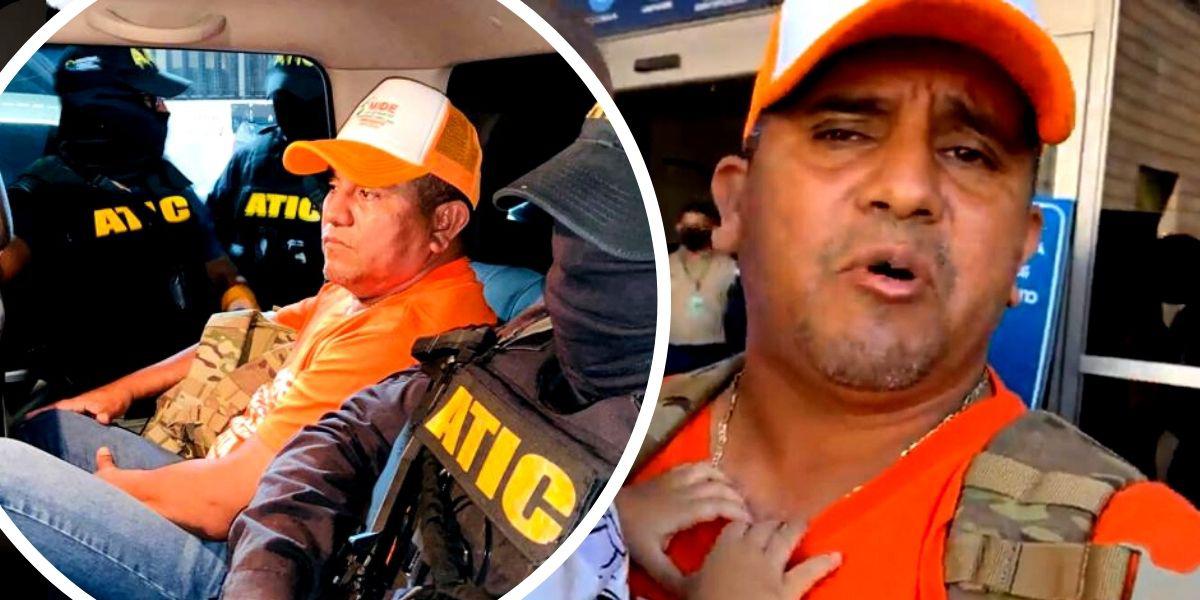 “Es una venganza”: Los señalamientos de Santos Orellana tras ser capturado