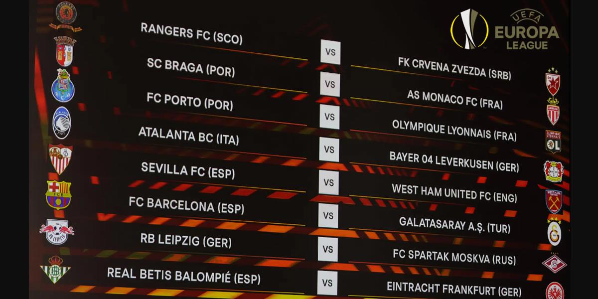 El Barça ya conoce su rival: estos son los cruces de octavos de final de la Europa League