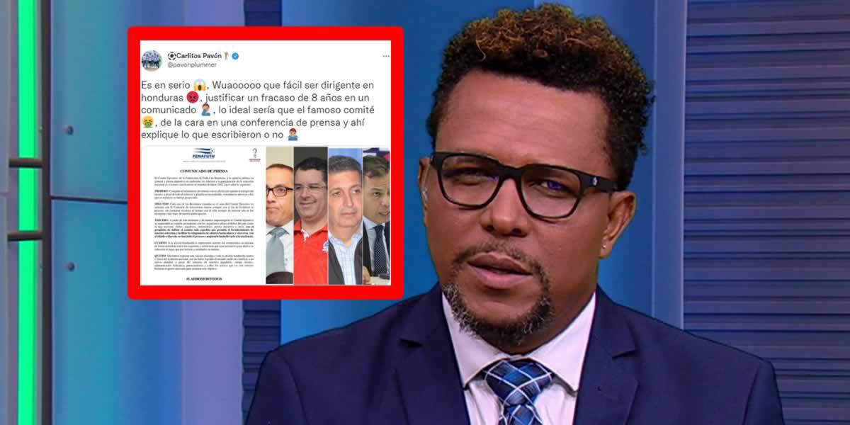 Carlos Pavón dispara contra los dirigentes de Fenafuth tras el comunicado pidiendo disculpas