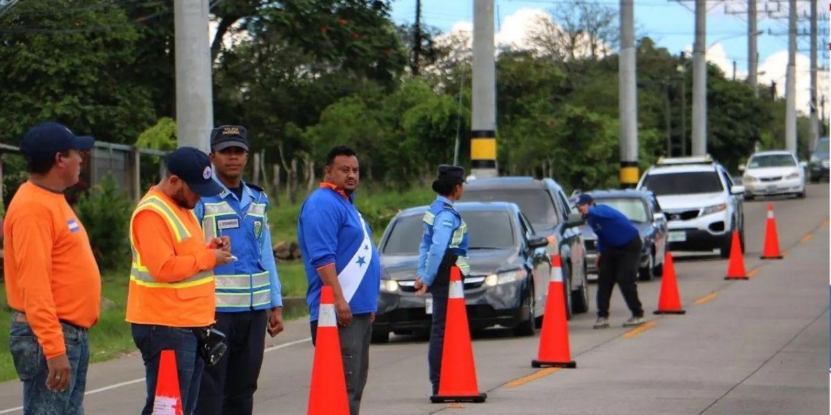 Instalarán 700 puntos de control durante Semana Morazánica