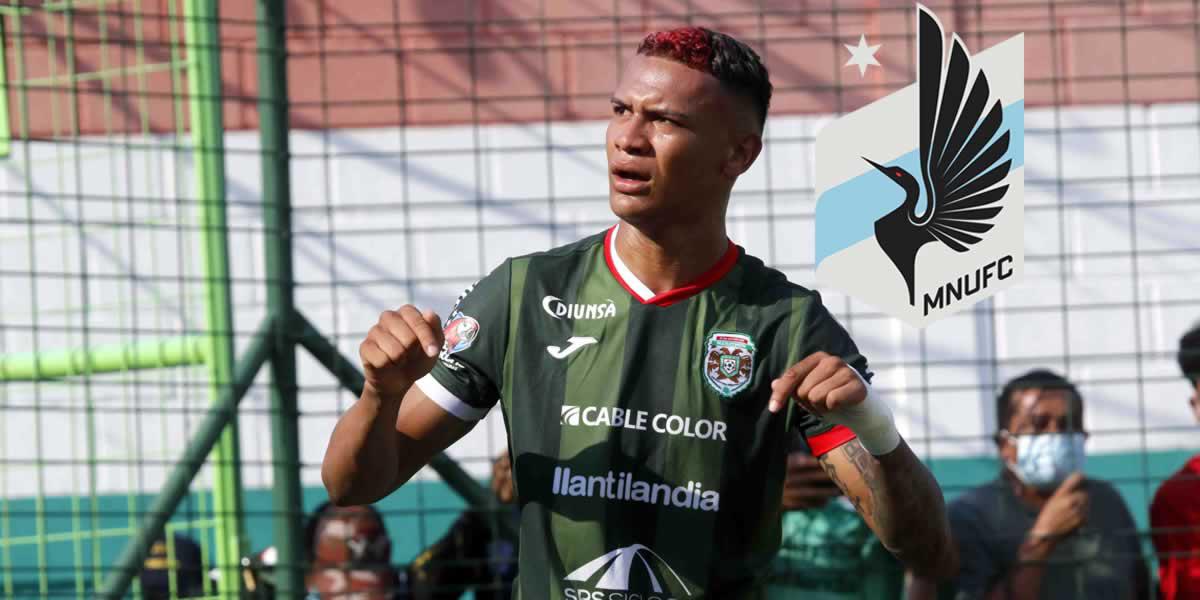Kervin Arriaga viajó a Estados Unidos para cerrar su fichaje con el Minnesota United