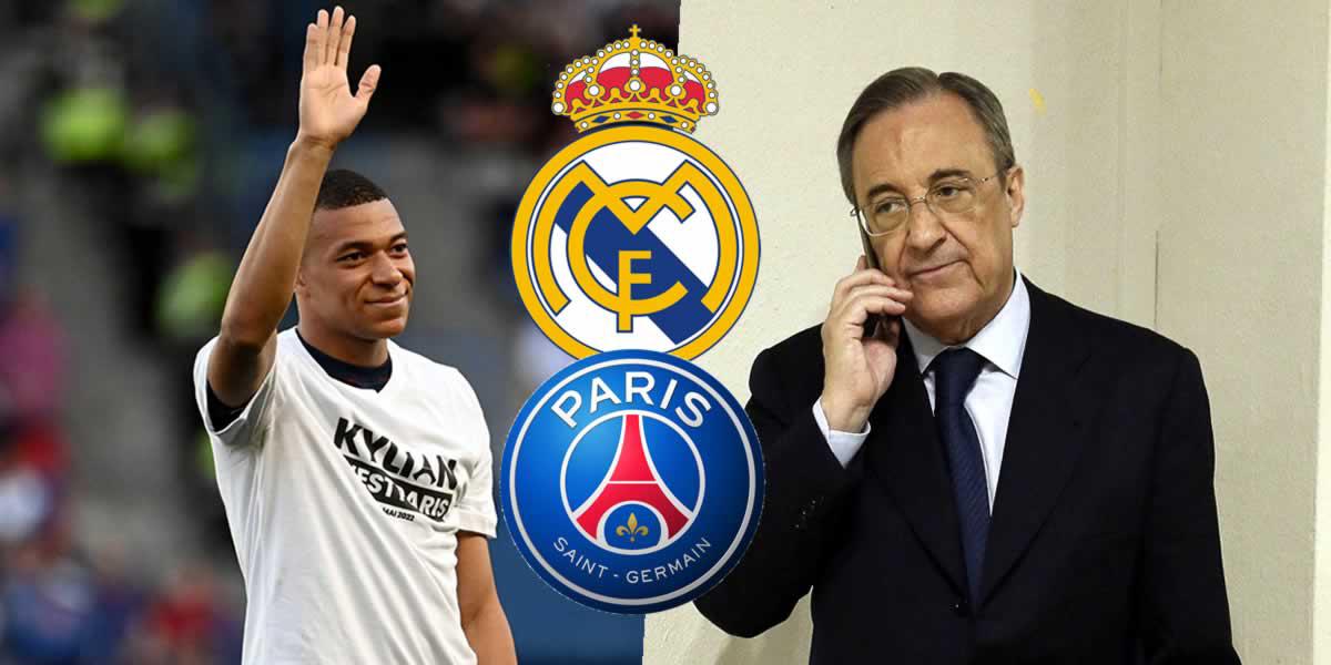 La contundente respuesta de Florentino Pérez a Mbappé por su renovación con el PSG