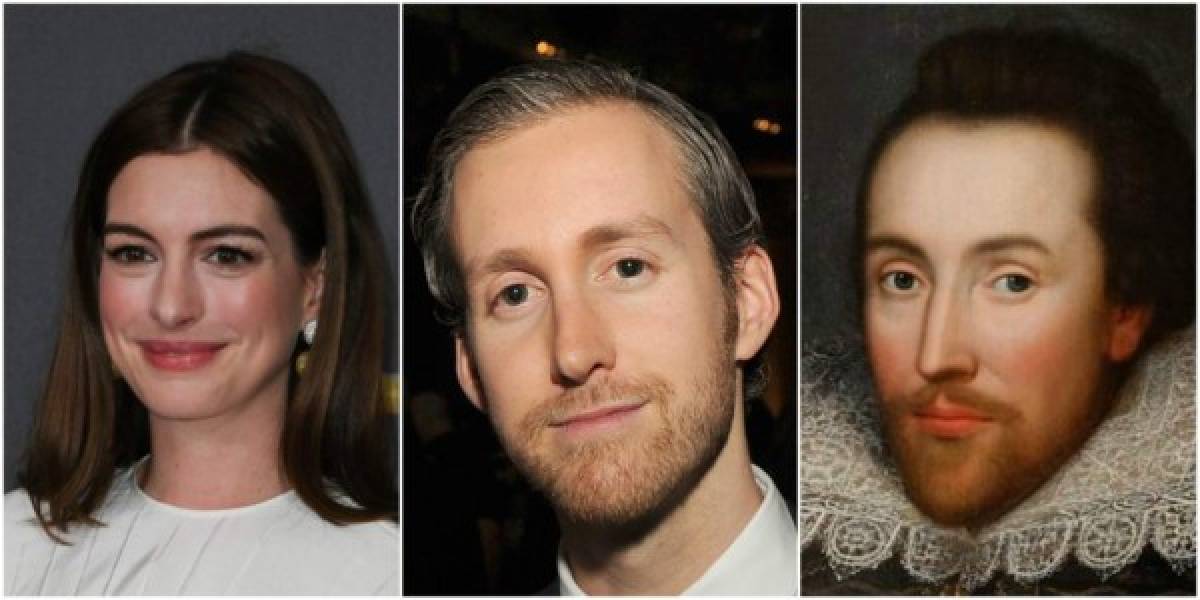 La segunda coincidencia de la teoría es el enorme parecido del actual esposo de Anne Hathaway con el escritor William Shakespeare. ¿Se parecen?