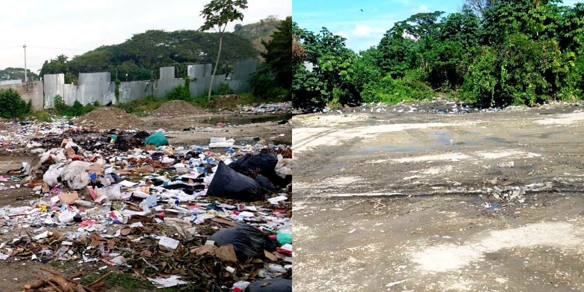 Sulambiente recupera puntos utilizados como botaderos clandestinos