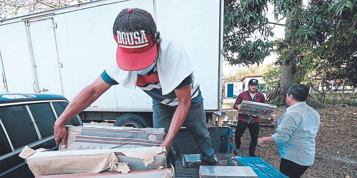 Llega cerámica a las tres escuelas de Chamelecón