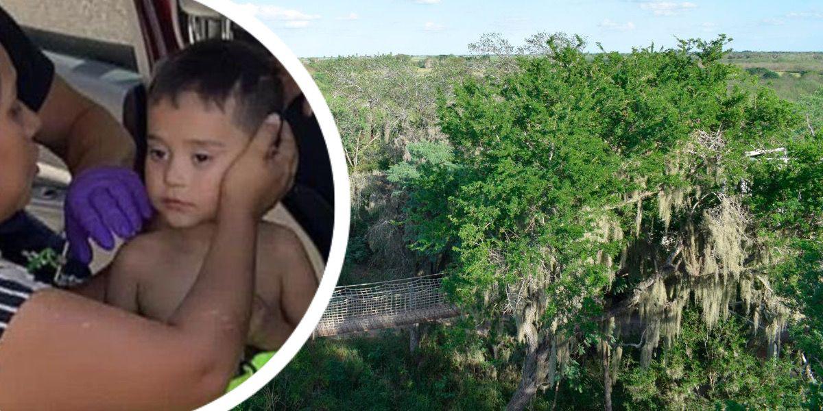 Hallan sano y salvo a niño latino que desapareció cuatro días en un bosque de Texas