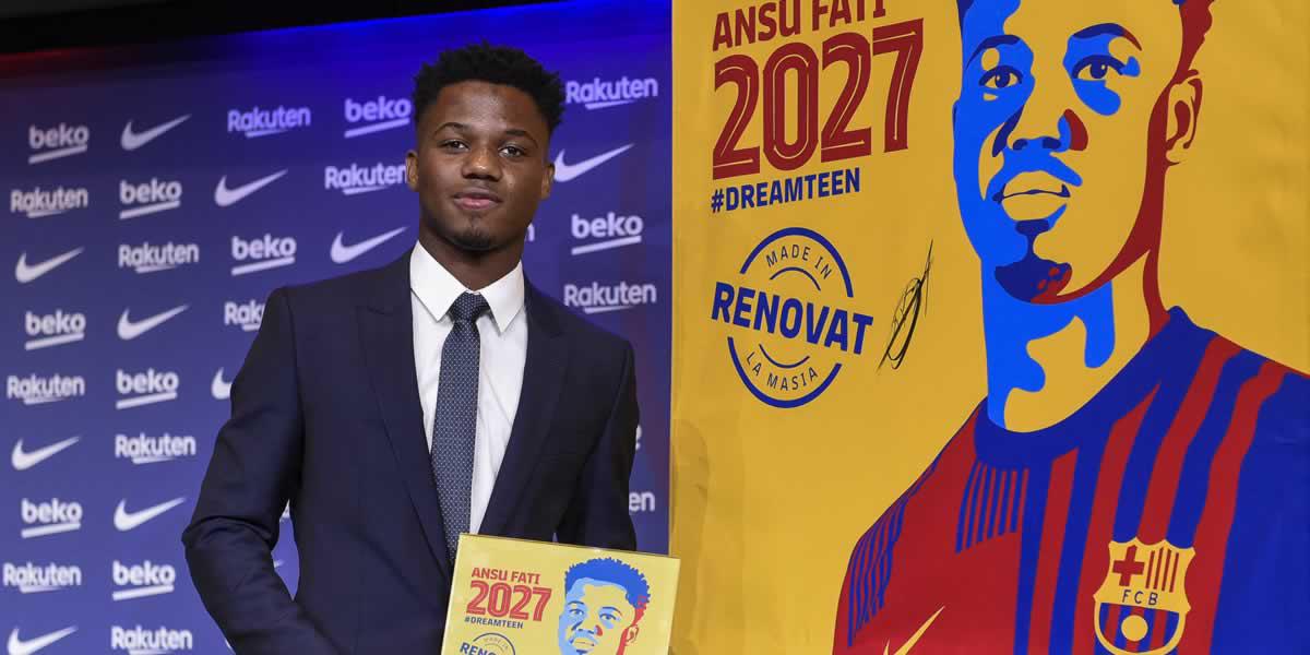 Ansu Fati revela que rechazó ofertas para seguir en el Barcelona