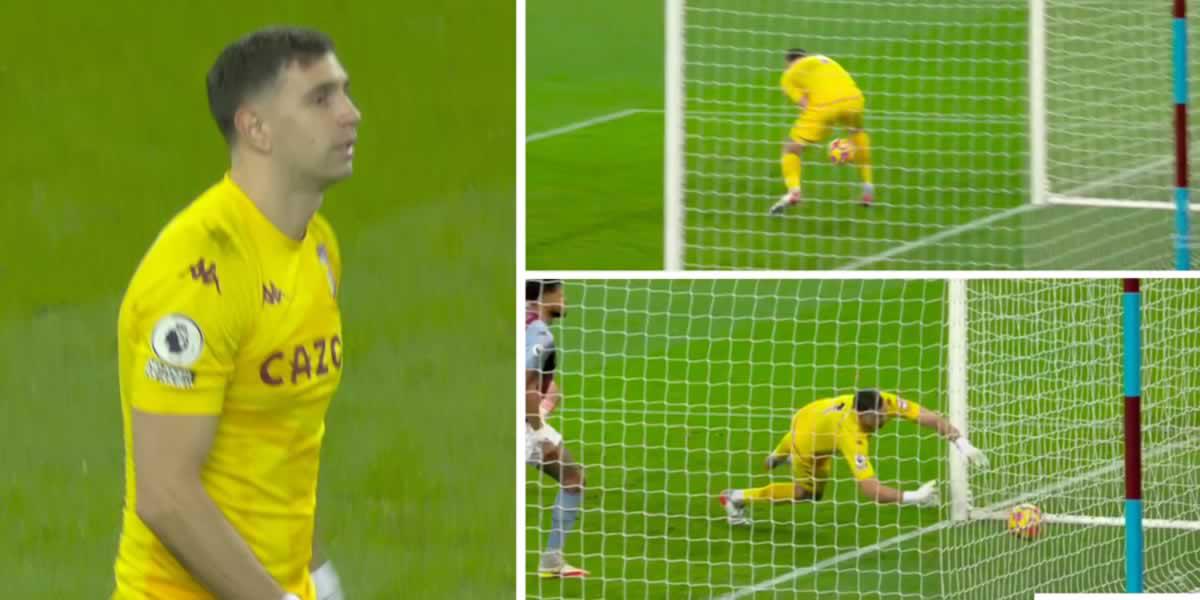 ¡Qué oso! El terrible error del portero ‘Dibu’ Martínez en el Aston Villa-Manchester United