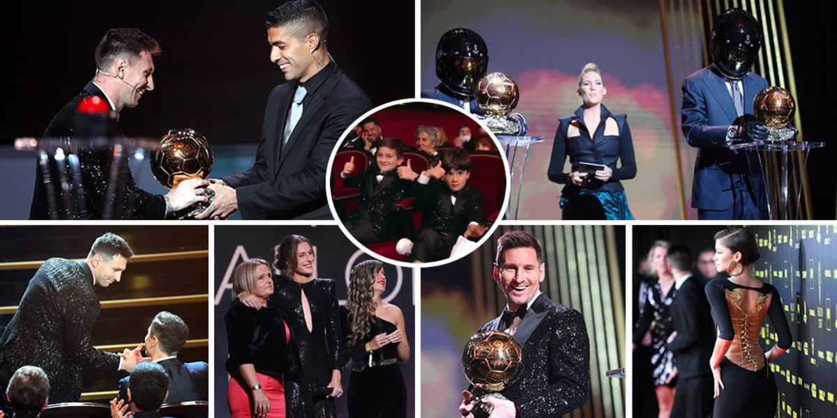 Las imágenes de la gala del Balón de Oro 2021 que coronó a Lionel Messi en París con su séptimo galardón que ofrece la revista France Football.