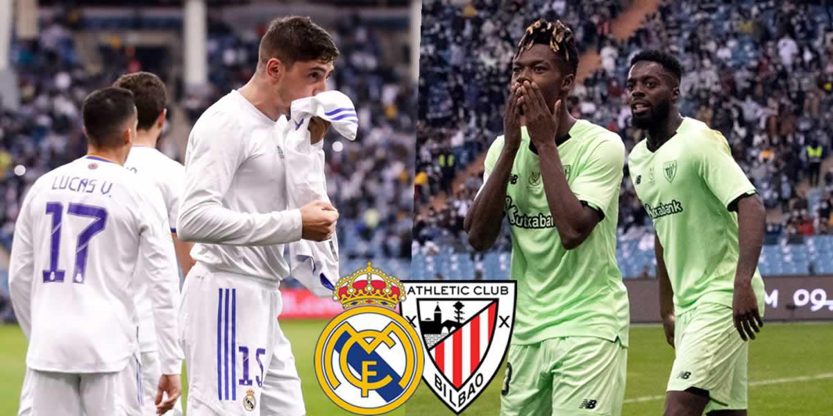 Real Madrid vs Athletic Club de Bilbao: Fecha, hora y dónde ver la final de Supercopa de España